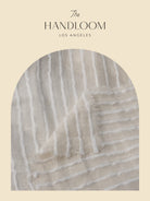 Liv Mini Ruffle Dress White Stripes - The Handloom